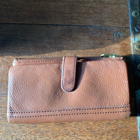 Fossil Wallet. Brown leather. - Picture 2 of 4